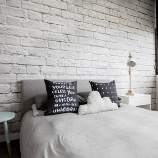 White Brick Wall Houzz