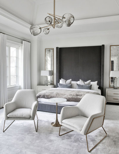 Contemporary Bedroom by Meg Cassidy Creative