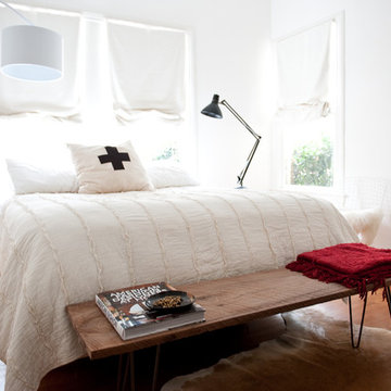 Bright white bedroom