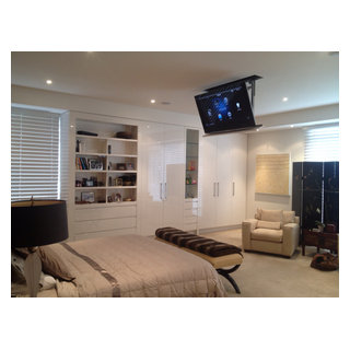 Brighton Melbourne Penthouse Apartment - Modern - Bedroom - Melbourne ... - Elegant Penthouse Apartment Automation Ideas