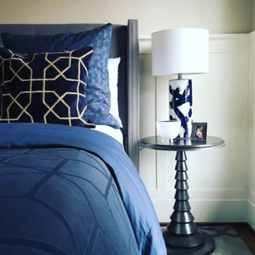 Brilliant Blue Guest Room