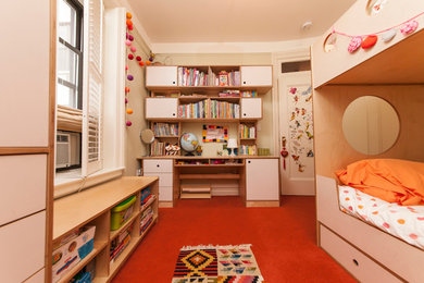 Brooklyn Heights; Sisters share a storage maximized space