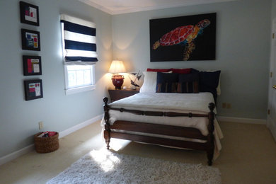 アトランタにあるトラディショナルスタイルのおしゃれな寝室のレイアウト
