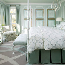 Traditional Bedroom by Tobi Fairley Interior Design
