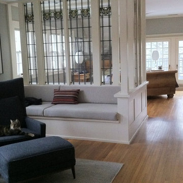 Built-In Bench Seating, 1905 Kenwood Home, Minneapolis