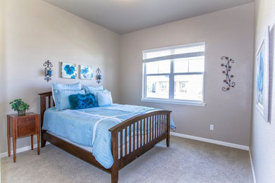 Transitional bedroom photo in Denver
