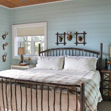 Cabin Theme Guest Bedroom