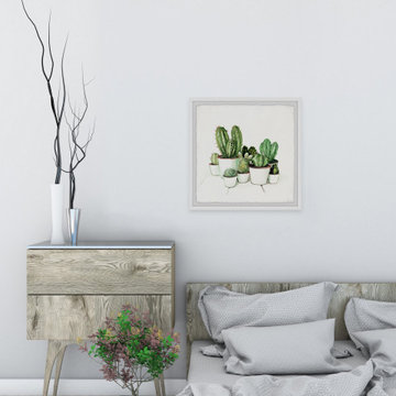 "Cactus Clan" Framed Painting Print