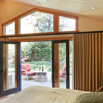 California Rustic Wood Light-filled Home