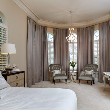 Calm, Beautiful Bedroom with Luxe Finishing Details