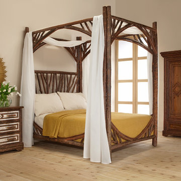 Canopy Bed #4278, Armoire #2023, Mirror #5052, 3-Drawer Chest #2136