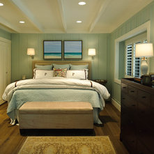 Beach Style Bedroom by Regan Baker Design Inc.