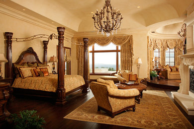 サンディエゴにある地中海スタイルのおしゃれな寝室