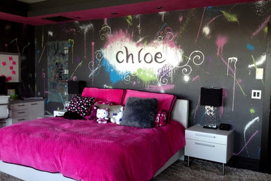 シャーロットにあるトラディショナルスタイルのおしゃれな寝室のレイアウト