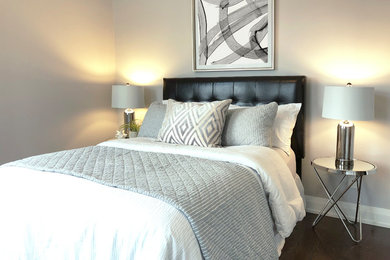 Traditional bedroom in Toronto.