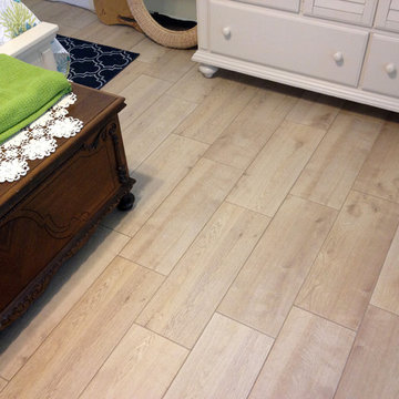 Ceramic Wood Look Tile; Great for Bedroom Floors