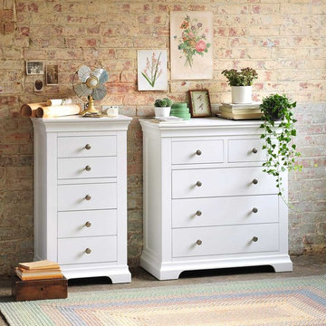 Chantilly White 2+3 Drawer Chest
