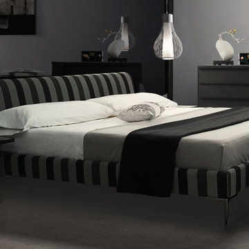Charcoal & Grey Modern Bedroom