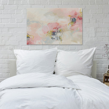 "Cherry Blossom III" Painting Print on Wrapped Canvas
