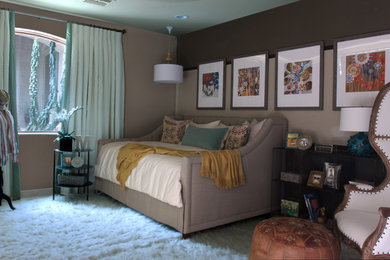 Inspiration for a transitional bedroom remodel in Phoenix