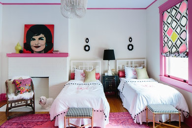 Inspiration for an eclectic bedroom remodel in Other