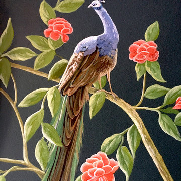 Chinoiserie-inspired Mural