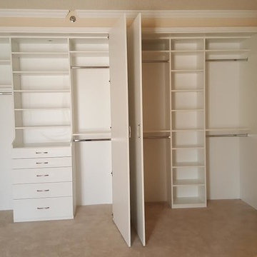 Closets designed, built, and Installed for a Senior Living Community