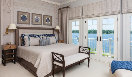 Coastal Chic Style for a Guest Room With Water Views