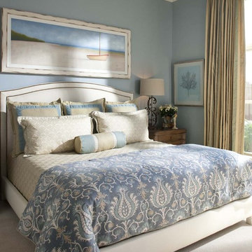 Coastal-Style Townhome: Master Bedroom