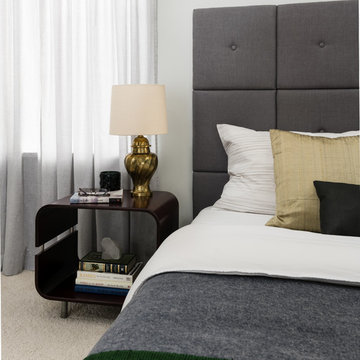 Compact guest bedroom design
