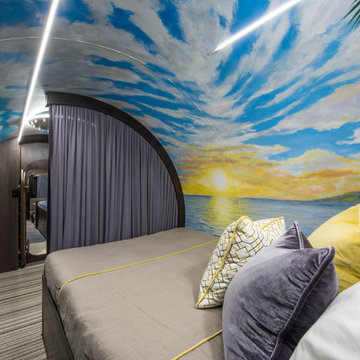 Compact Master Bedroom of the future!  |  Stylish Underground Shelter