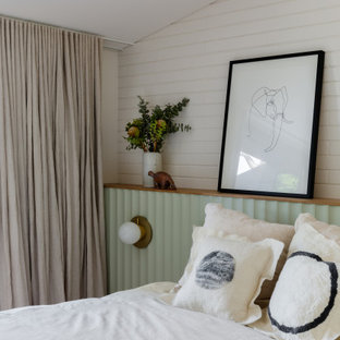 Inspiration for a contemporary bedroom in Sydney.