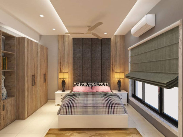 Contemporary Bedroom by Rashi Agarwal Designs