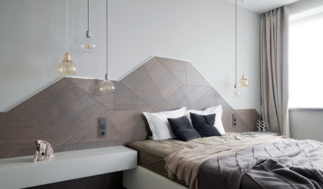 Habillez votre tête de lit avec des motifs géométriques