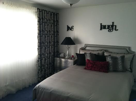 Contemporary Draperies, Bedroom