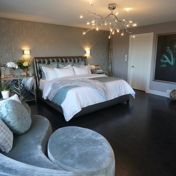 Contemporary Hollywood Glam Bedroom