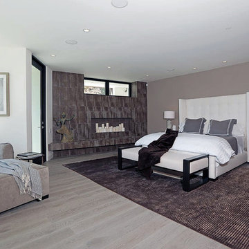 Contemporary Home Featuring European Oak "Cloud" Wood Flooring