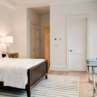 Inspiration for a contemporary bedroom remodel in Denver