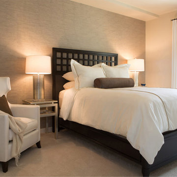 Contemporary Pasadena Condo Guest Bedroom