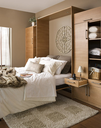 Contemporary Bedroom by Murphy Wall-Beds Hardware