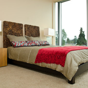 Contemporary Townhome - Master Bedroom