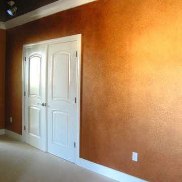 Copper Decorative Painted Wall Treatment