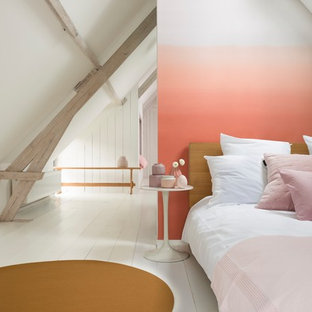 Coral burst bedroom