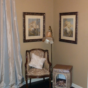 Corner in guest suite bedroom