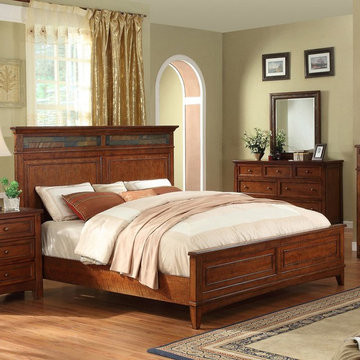 Craftsman Home Panel Bed - Americana Oak Multicolor - RVS2174