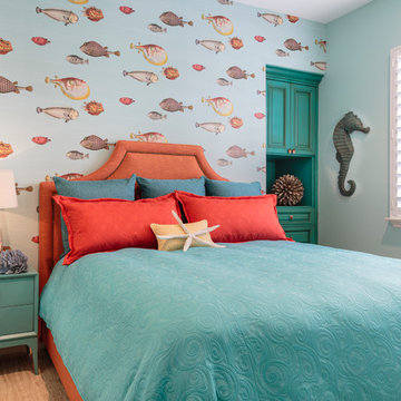 Creative, colorful and fun Beach theme guest suite.