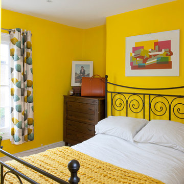 Bold Yellow Bedroom
