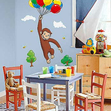 Curious George Bedding and Room Decorations