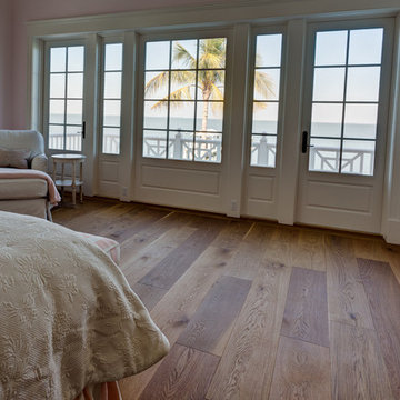 Custom Engineered White Oak Floor with Oil Finish