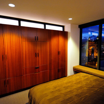Custom frameless cabinetry in Guest Bedroom